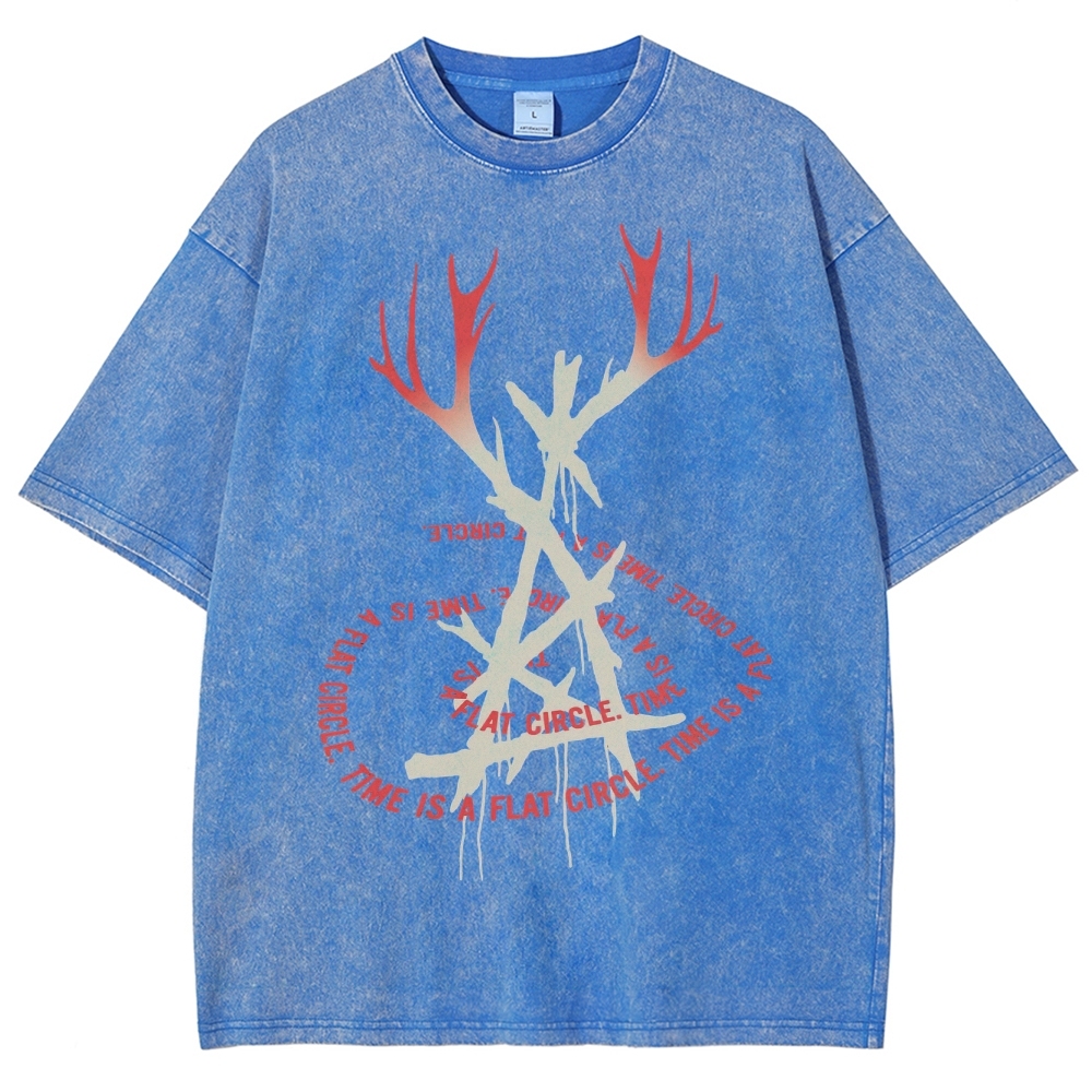 True Carcosa Spiral  Washed T-Shirt 