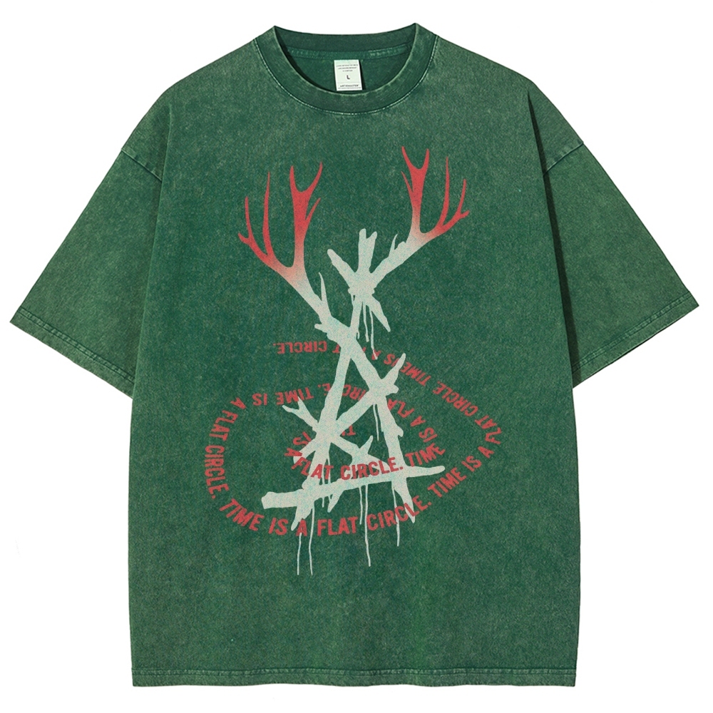 True Carcosa Spiral  Washed T-Shirt 