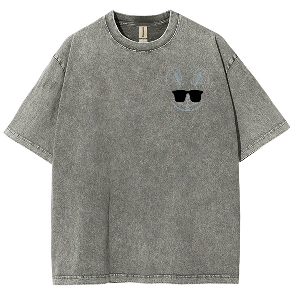 "Big Hoppa" Cool Bunny Washed T-Shirt