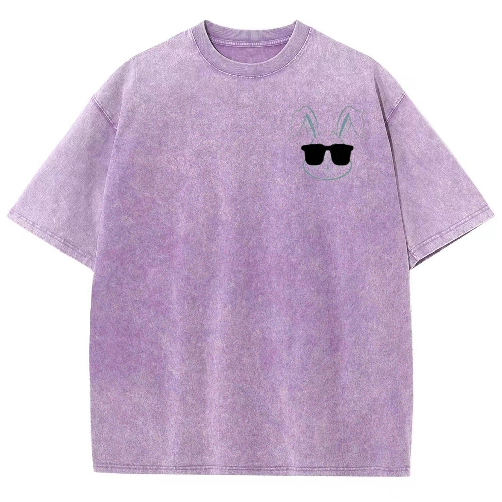 "Big Hoppa" Cool Bunny Washed T-Shirt