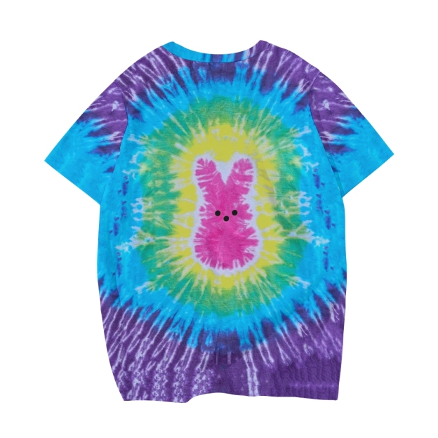 Colorburst Bunny Silhouette Tie-Dye T-Shirt