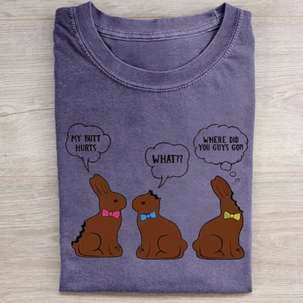 Easter Bunny  Washed Tee 
