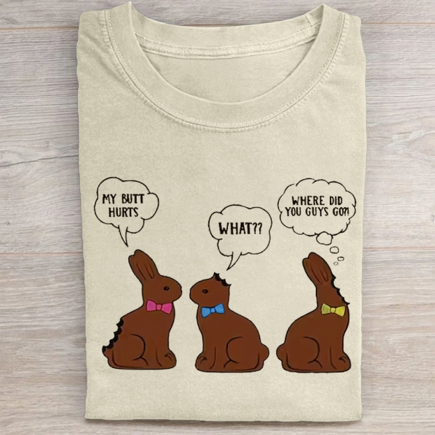Easter Bunny  Washed Tee 