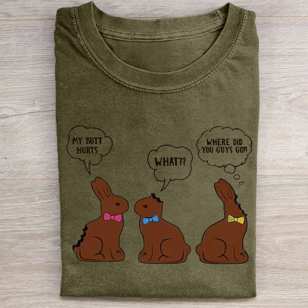 Easter Bunny  Washed Tee 