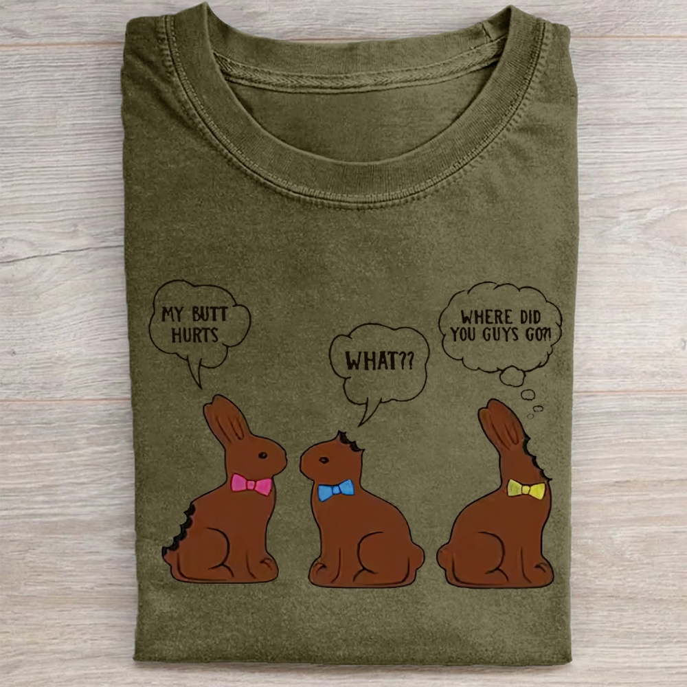 Easter Bunny  Washed Tee 