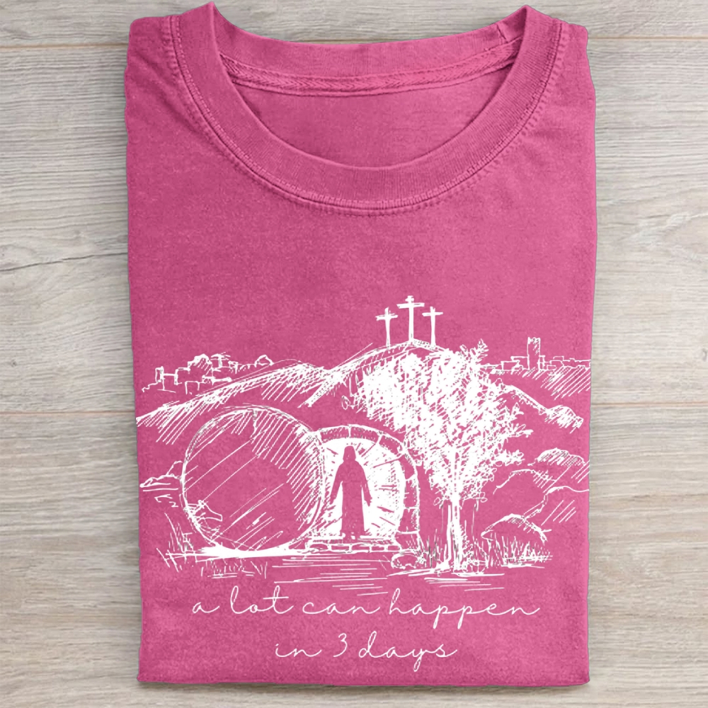 Jesus Easter  Washed Tee 