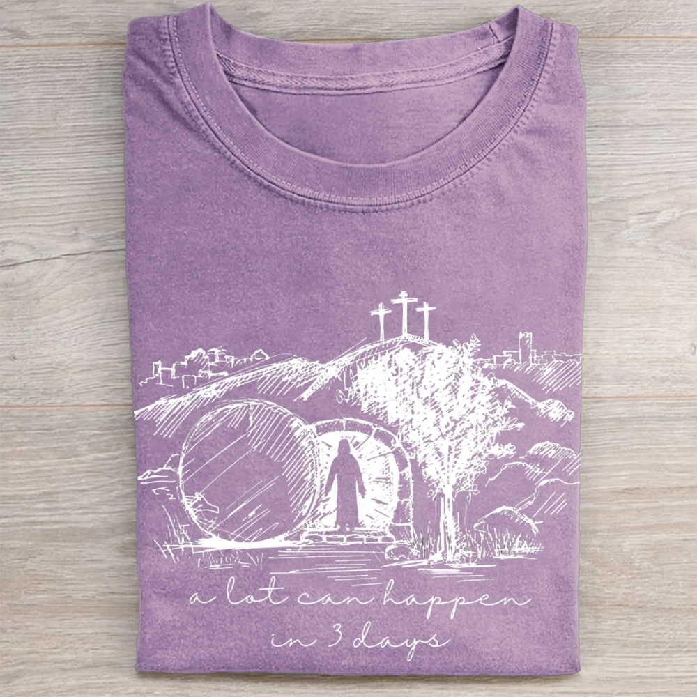 Jesus Easter  Washed Tee 