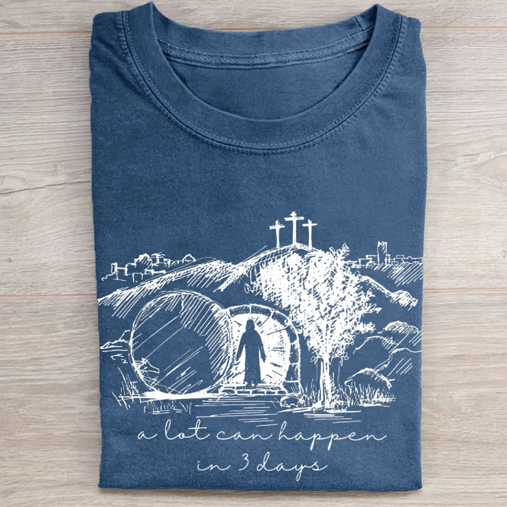 Jesus Easter  Washed Tee 