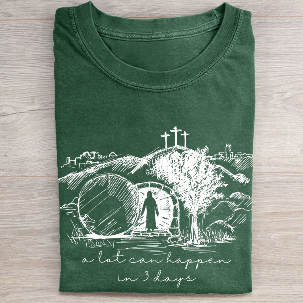 Jesus Easter  Washed Tee 