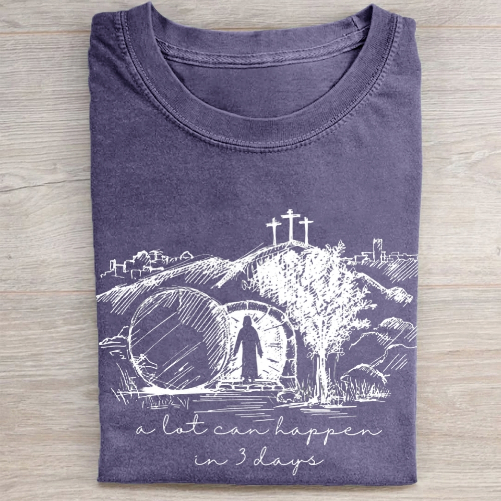 Jesus Easter  Washed Tee 