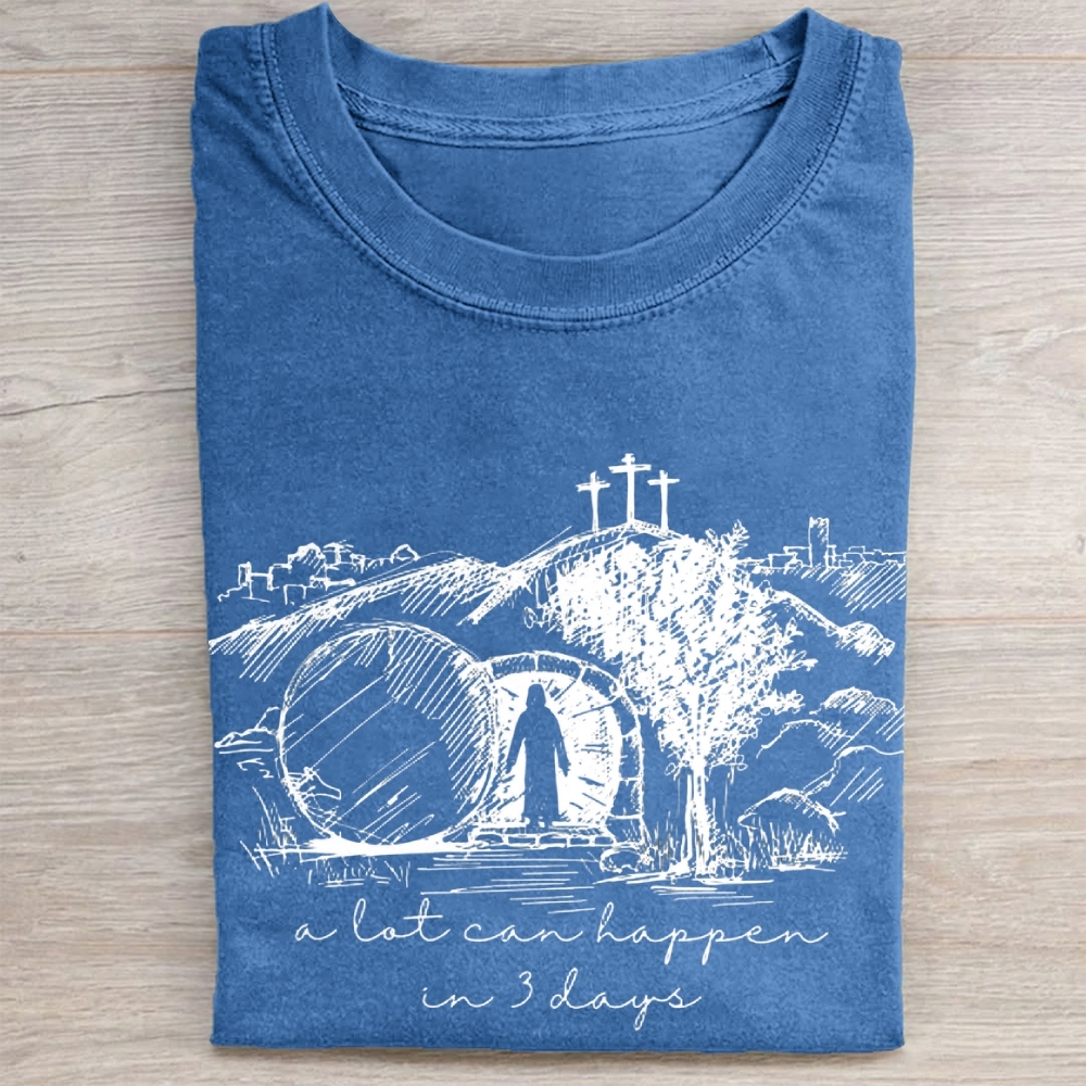 Jesus Easter  Washed Tee 