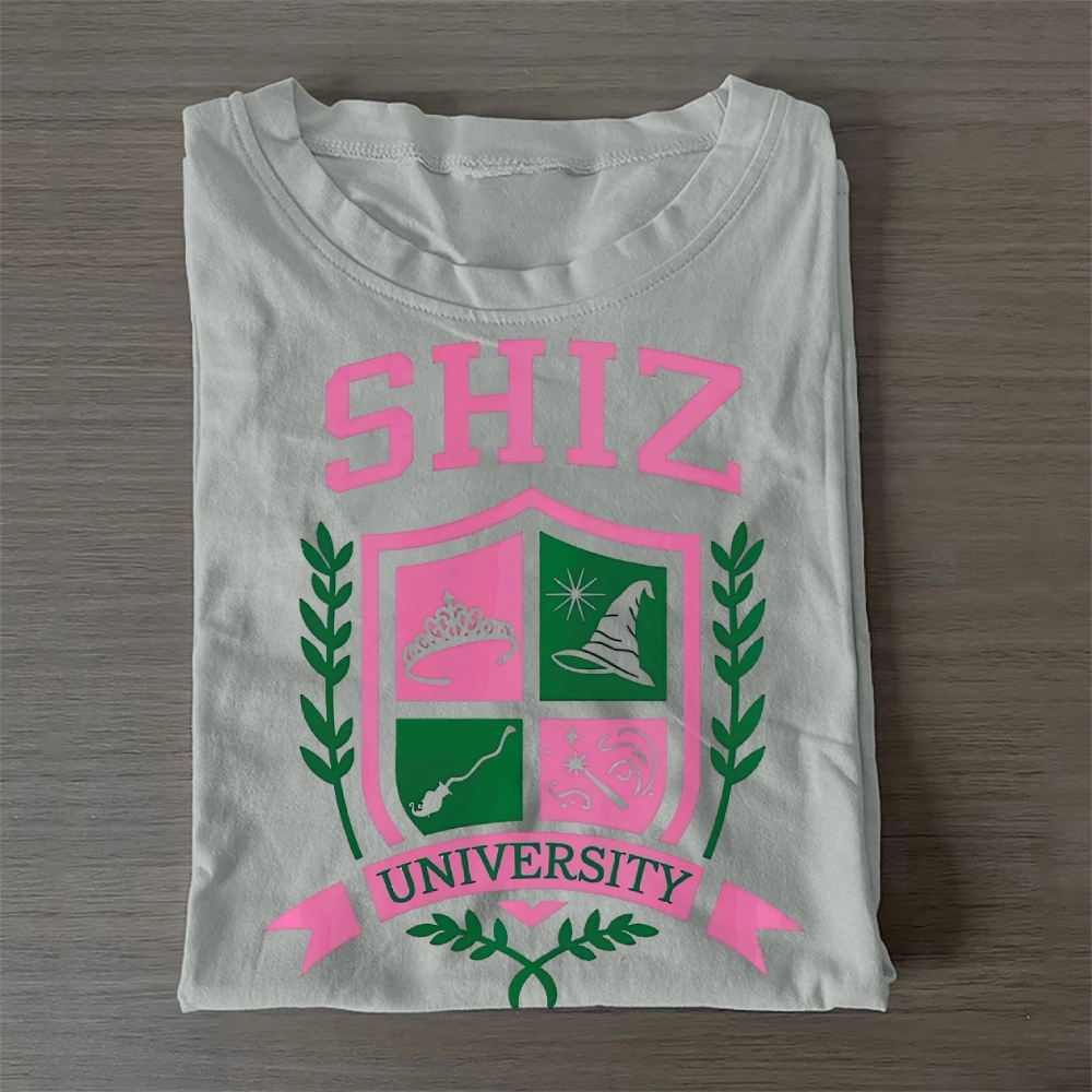 Whimsical Magic Academy Crest Cotton T-Shirt 