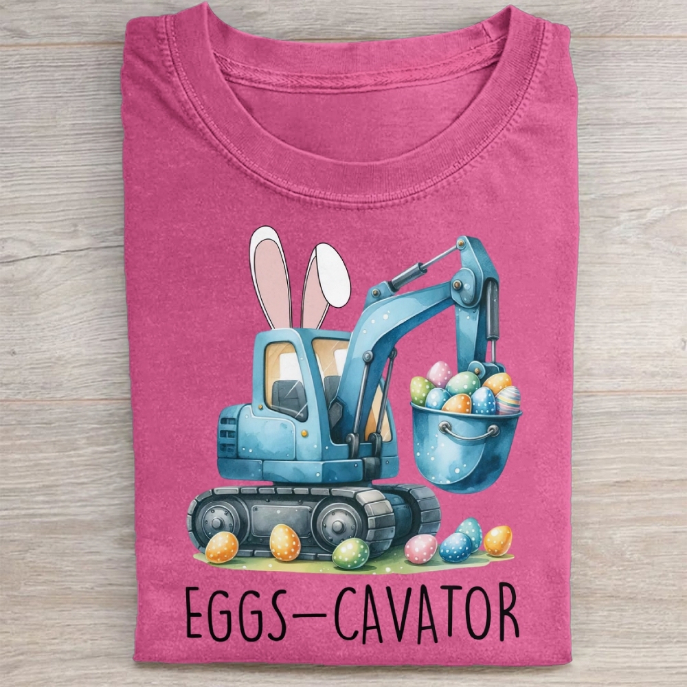 Eggs-Cavator Washed Tee 