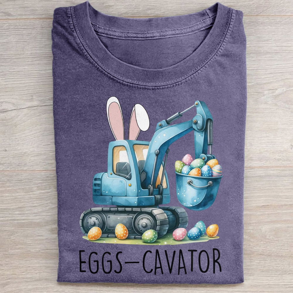 Eggs-Cavator Washed Tee 