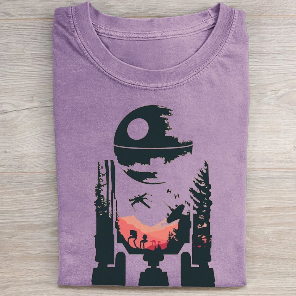 "AT-AT Walker" Star Wars Silhouette Vintage Washed Tee