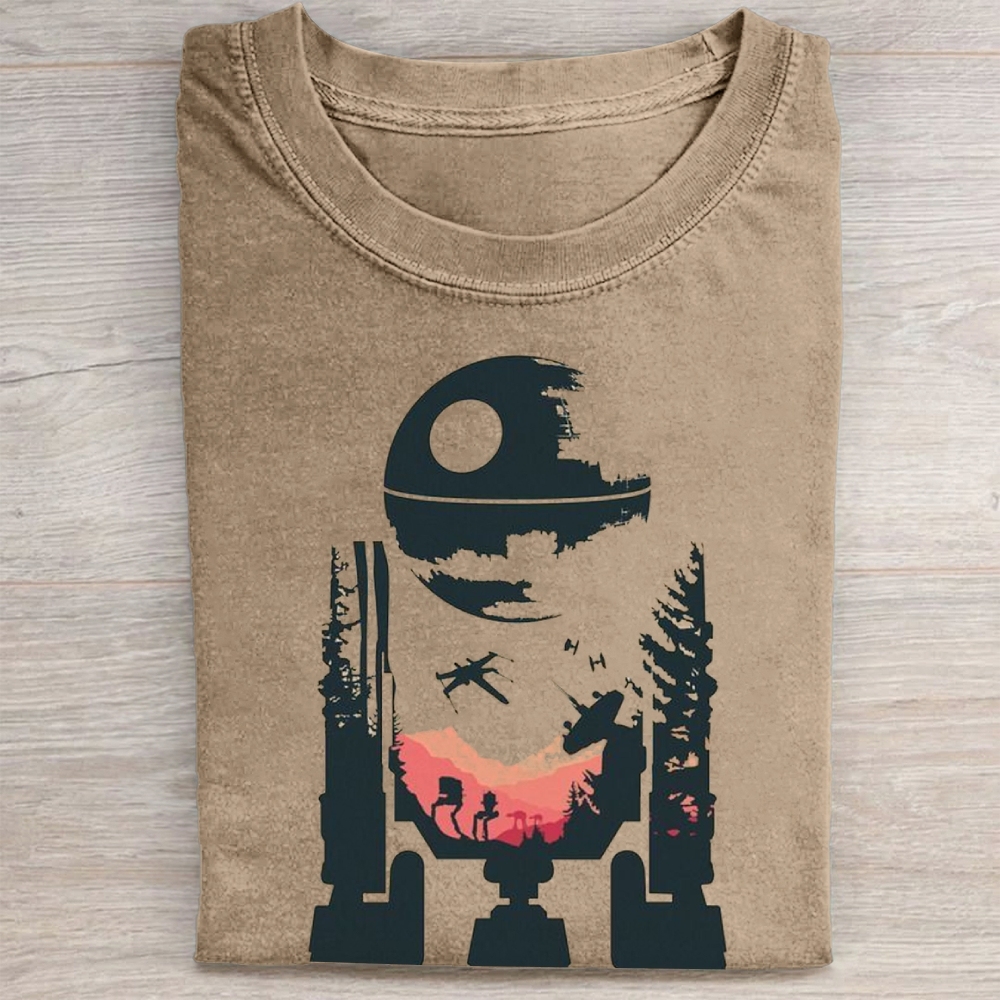 "AT-AT Walker" Star Wars Silhouette Vintage Washed Tee