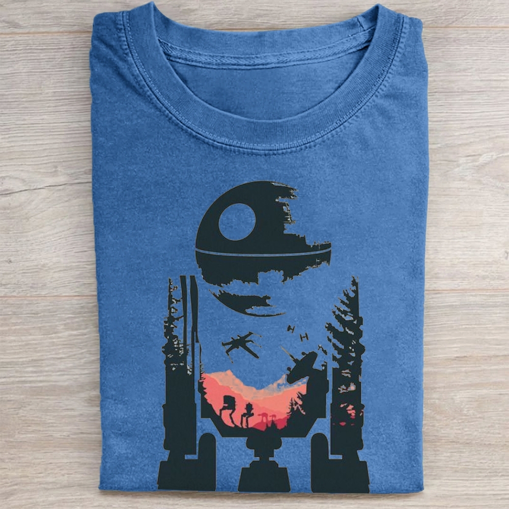 "AT-AT Walker" Star Wars Silhouette Vintage Washed Tee