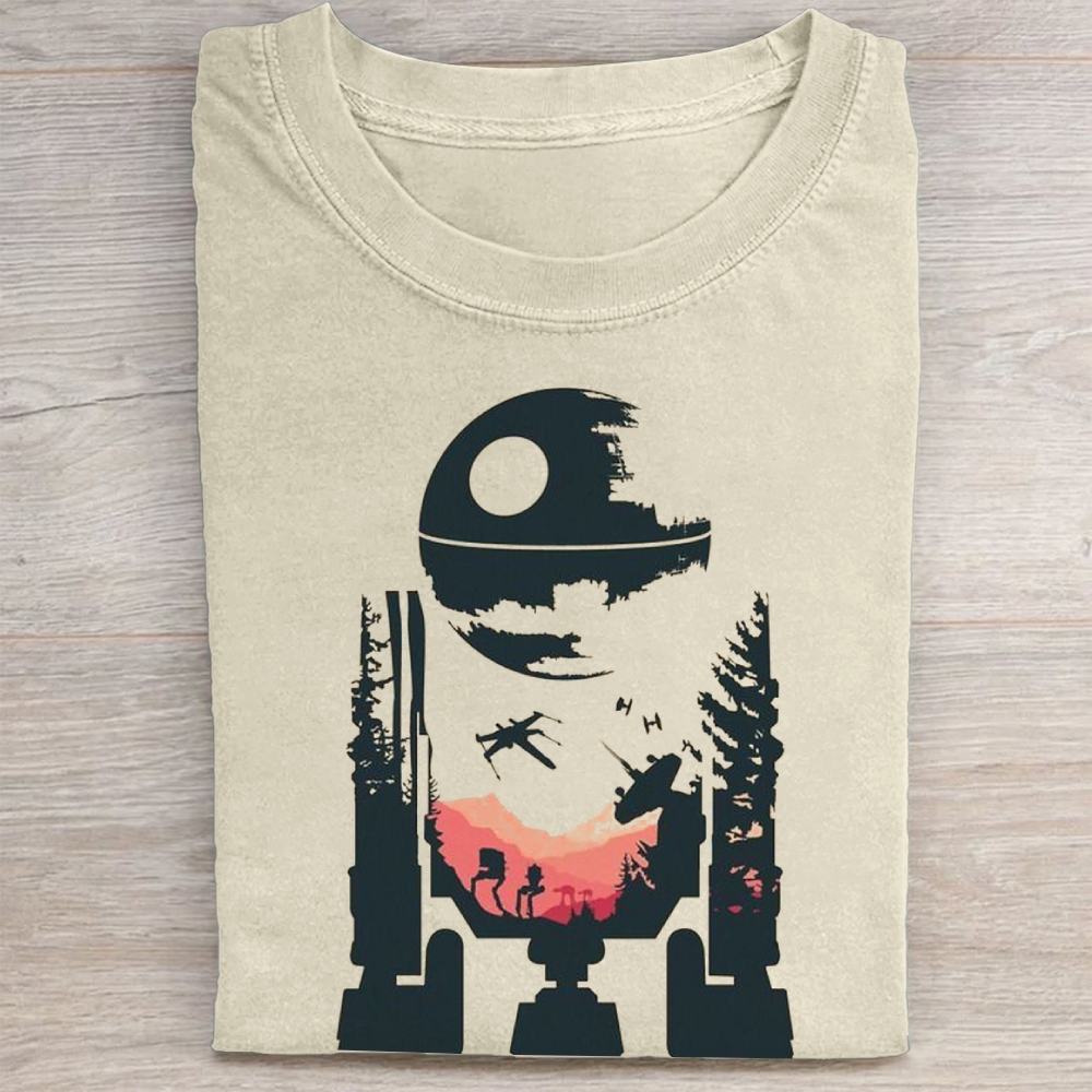 "AT-AT Walker" Star Wars Silhouette Vintage Washed Tee