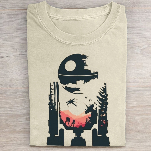 "AT-AT Walker" Star Wars Silhouette Vintage Washed Tee