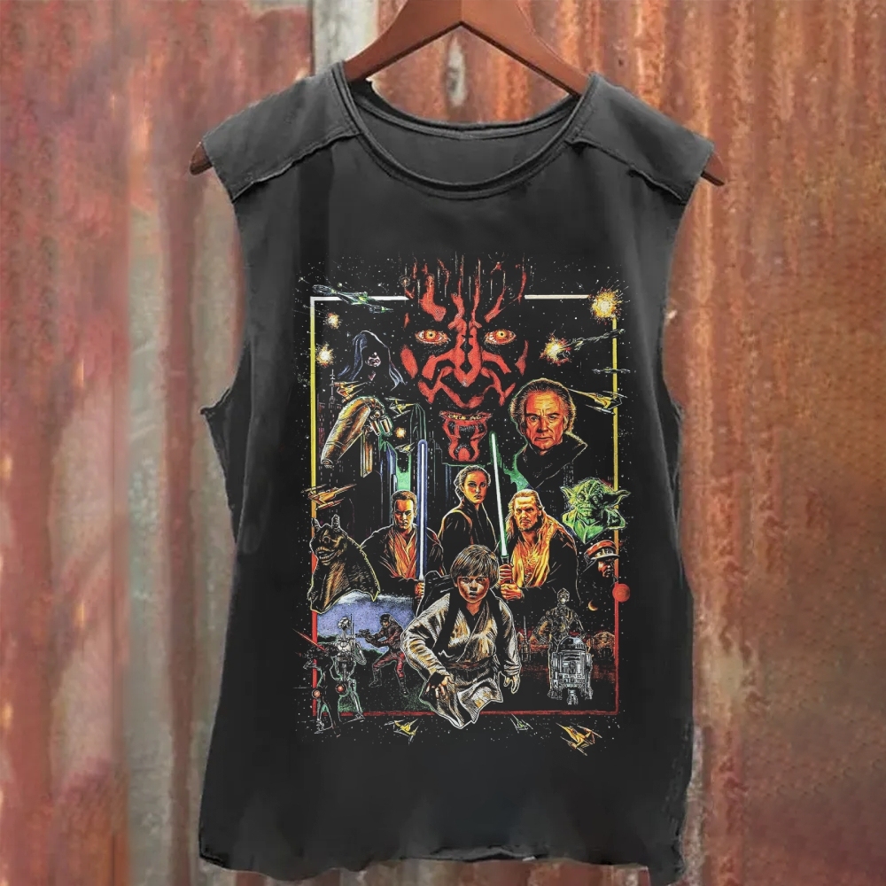 Vintage Sci-Fi Washed Tank Top