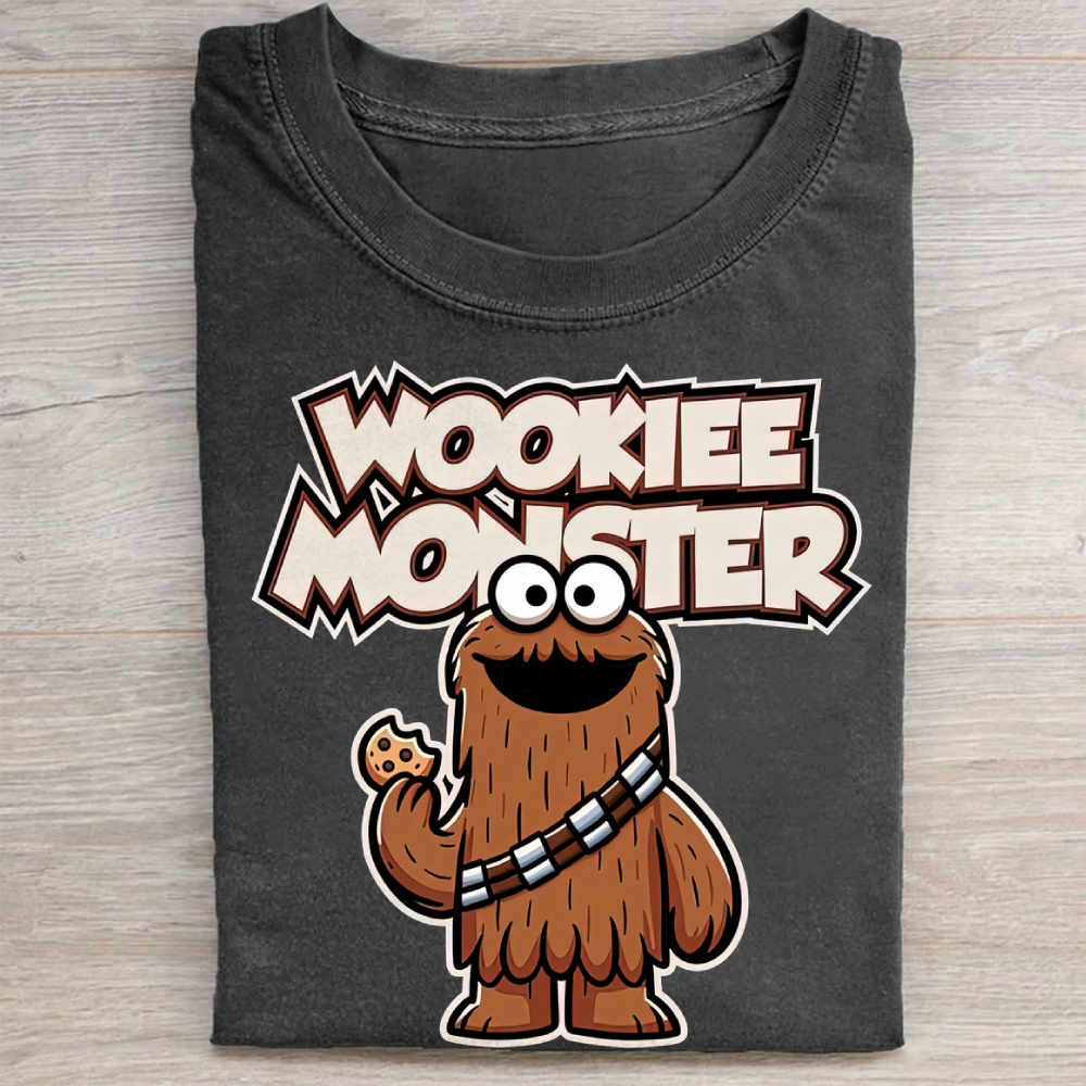 "Wookiee Monster" Sesame Star Wars Vintage Washed Tee