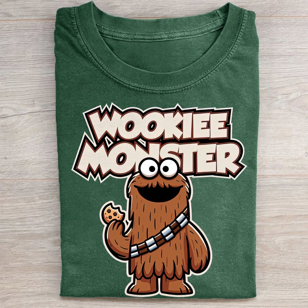 "Wookiee Monster" Sesame Star Wars Vintage Washed Tee