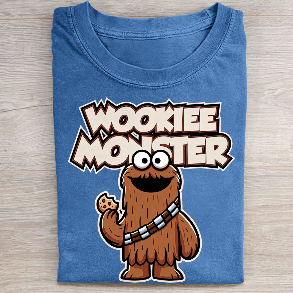 "Wookiee Monster" Sesame Star Wars Vintage Washed Tee