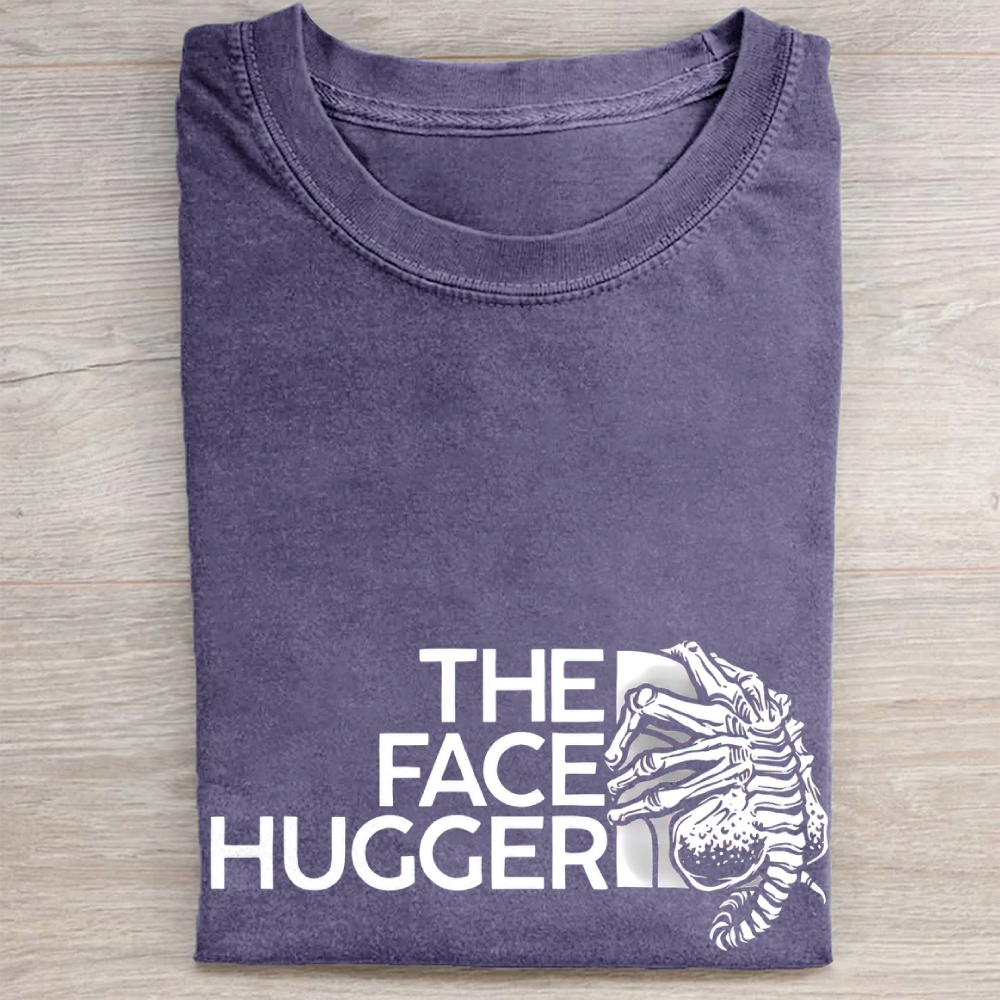 "The Face Hugger" Alien Creature Vintage Washed Tee