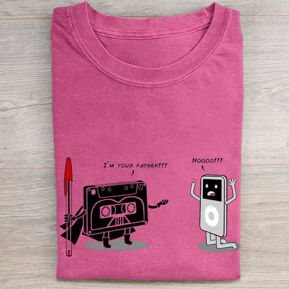 "I'm Your Father" Tech Evolution Vintage Washed Tee