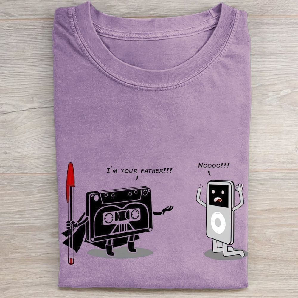 "I'm Your Father" Tech Evolution Vintage Washed Tee