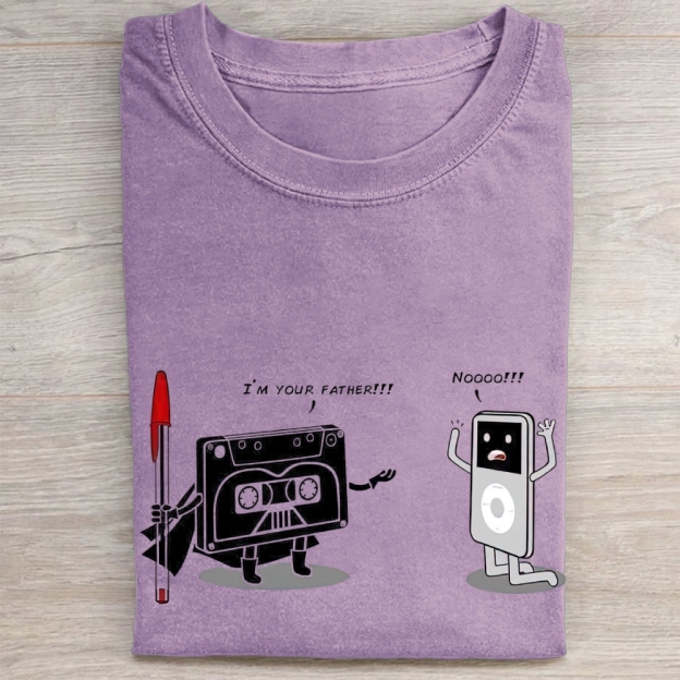 "I'm Your Father" Tech Evolution Vintage Washed Tee