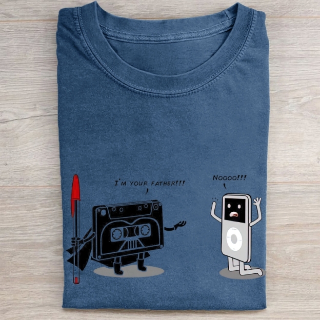 "I'm Your Father" Tech Evolution Vintage Washed Tee