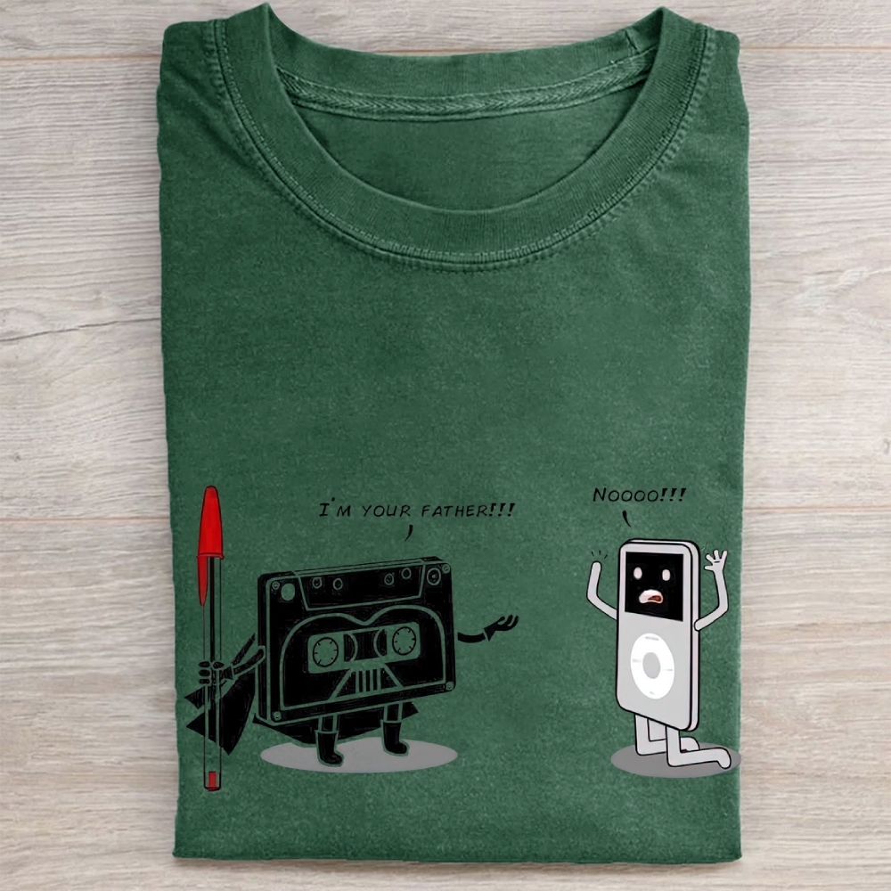 "I'm Your Father" Tech Evolution Vintage Washed Tee