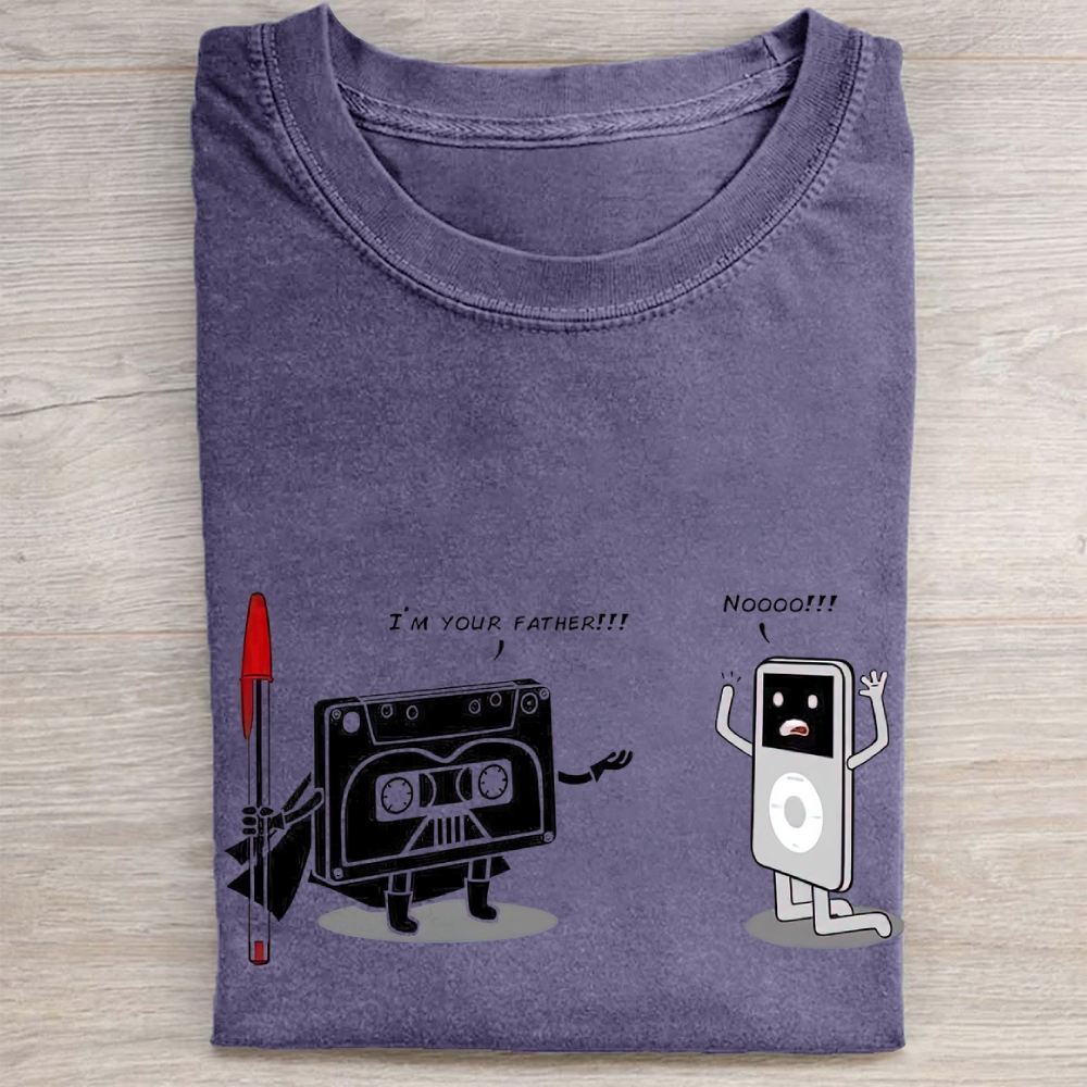 "I'm Your Father" Tech Evolution Vintage Washed Tee