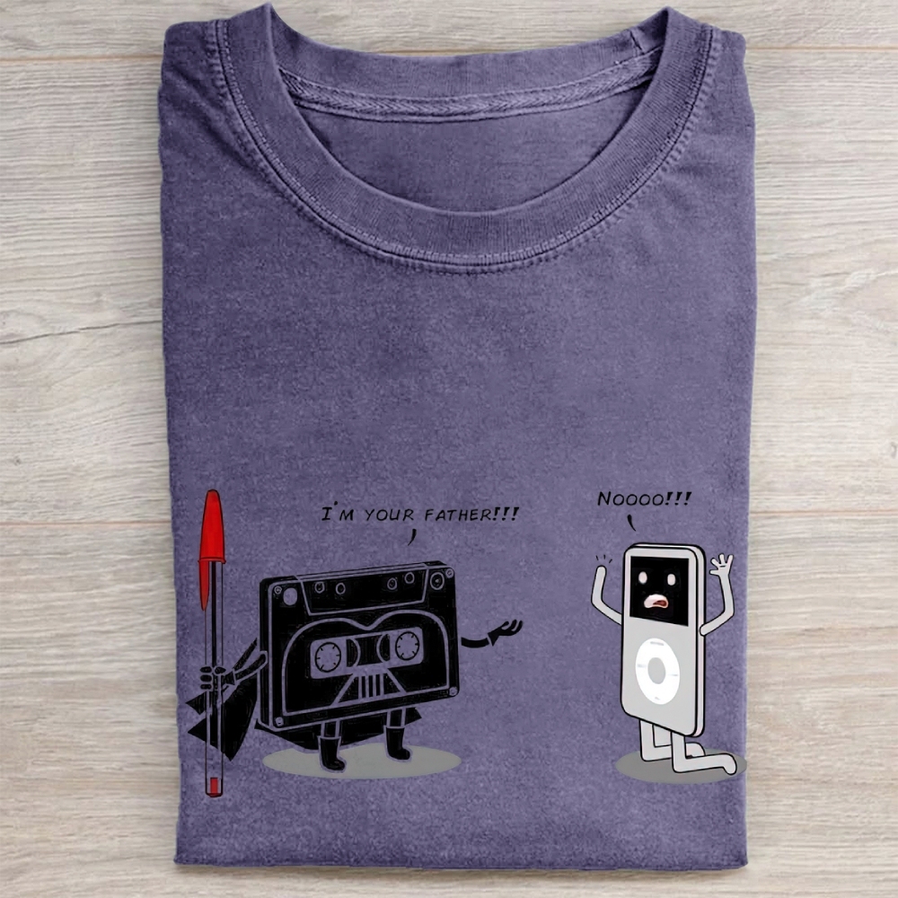 "I'm Your Father" Tech Evolution Vintage Washed Tee