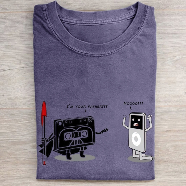 "I'm Your Father" Tech Evolution Vintage Washed Tee