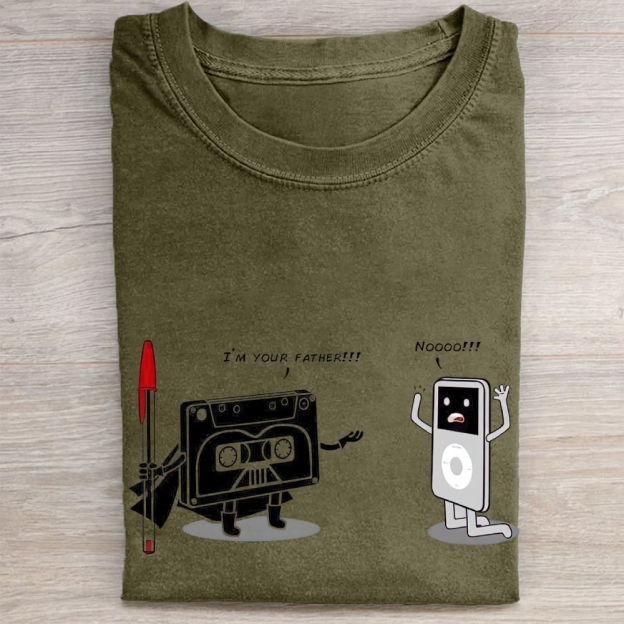 "I'm Your Father" Tech Evolution Vintage Washed Tee