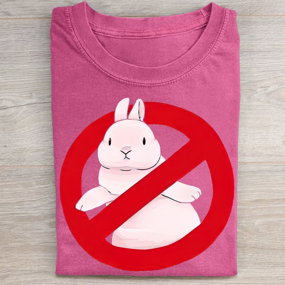 "No Bunny" Prohibition Rabbit Vintage Washed Tee 