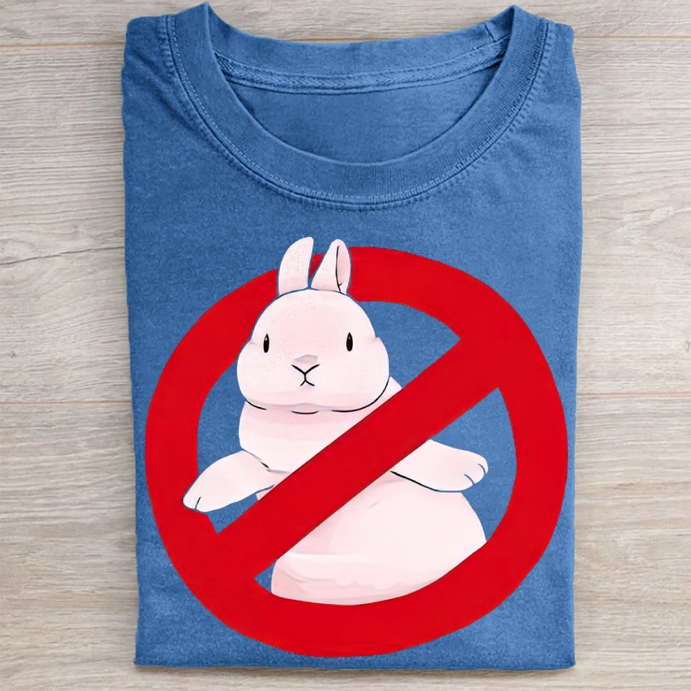 "No Bunny" Prohibition Rabbit Vintage Washed Tee 