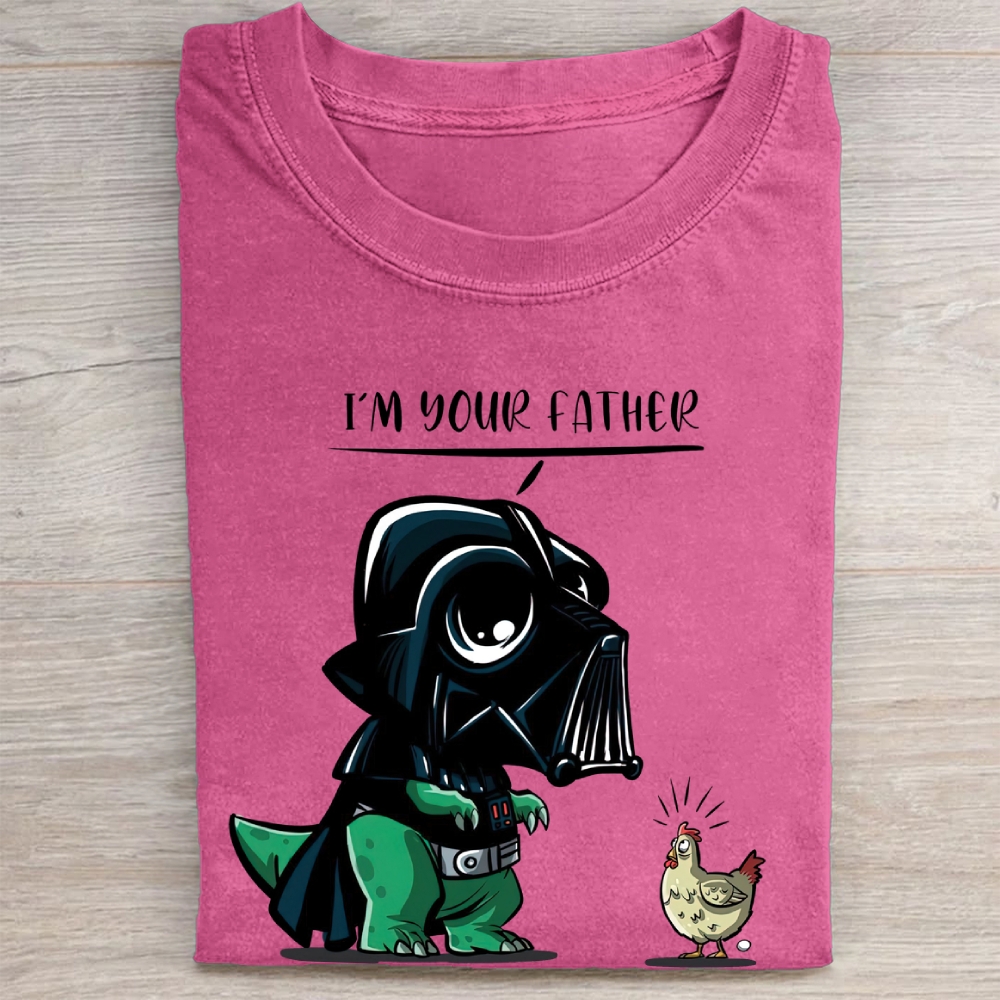 "I'm Your Father" Darth Vader Chicken Parody Vintage Washed Tee