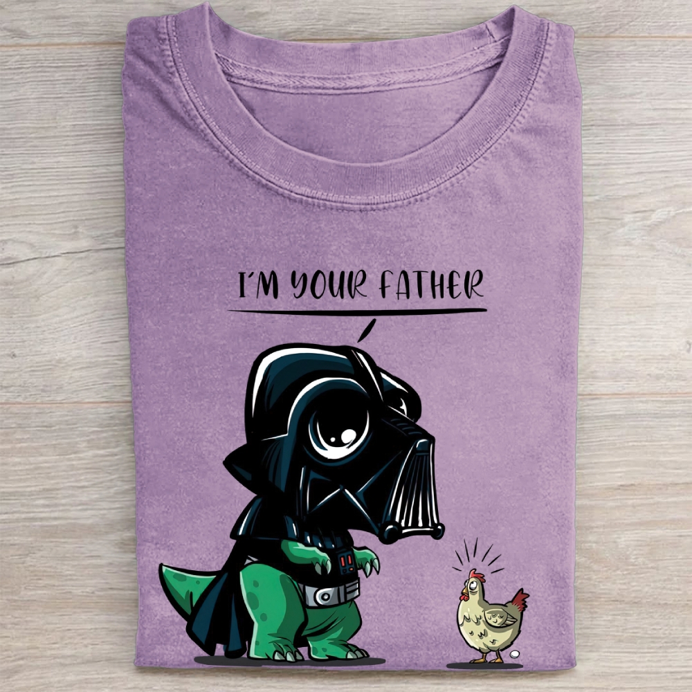 "I'm Your Father" Darth Vader Chicken Parody Vintage Washed Tee