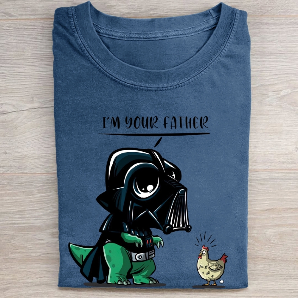 "I'm Your Father" Darth Vader Chicken Parody Vintage Washed Tee