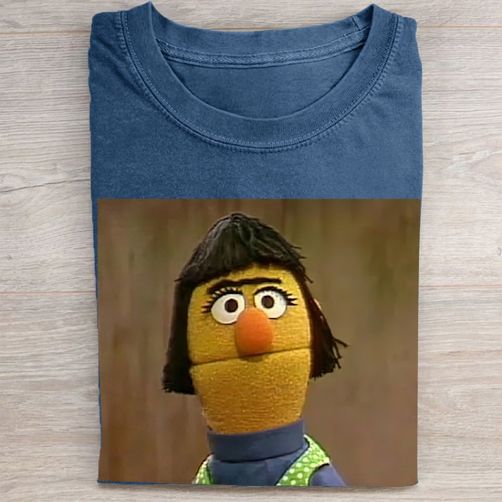 "Bert's Sister" Sesame Street Meme Vintage Washed Tee