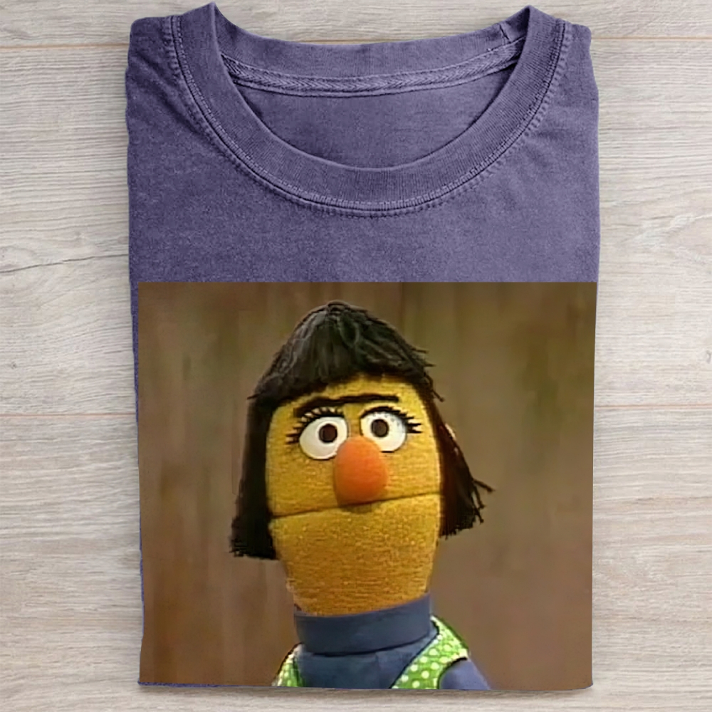 "Bert's Sister" Sesame Street Meme Vintage Washed Tee