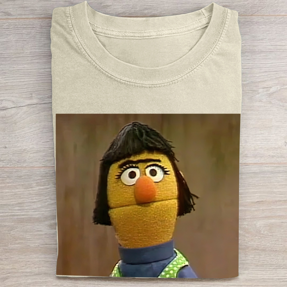 "Bert's Sister" Sesame Street Meme Vintage Washed Tee
