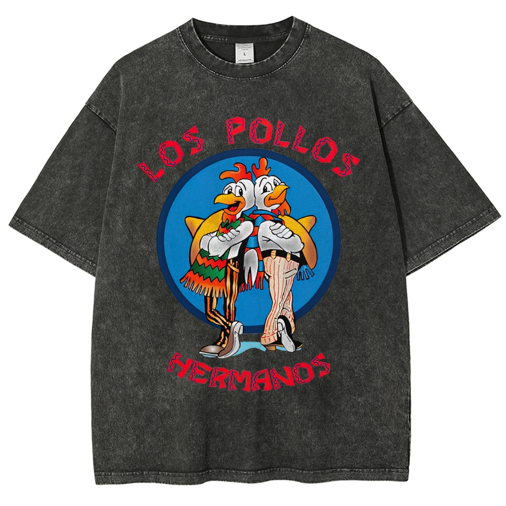 "Los Pollos Hermanos" Breaking Bad Washed T-Shirt