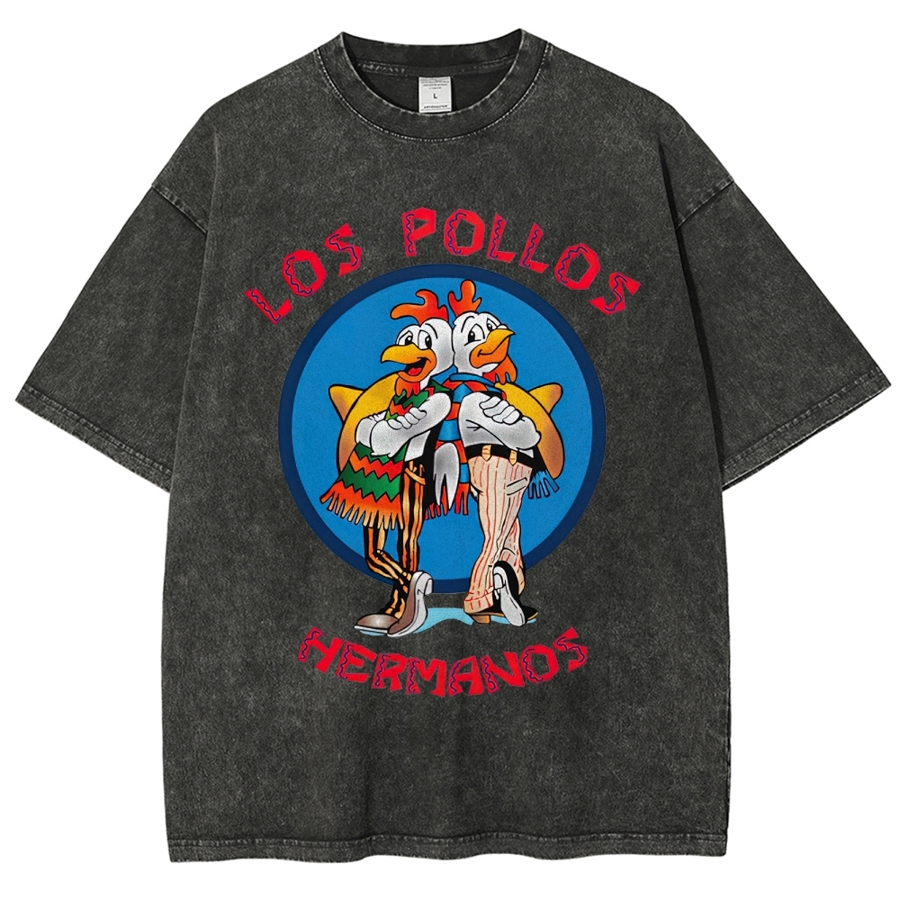 "Los Pollos Hermanos" Breaking Bad Washed T-Shirt