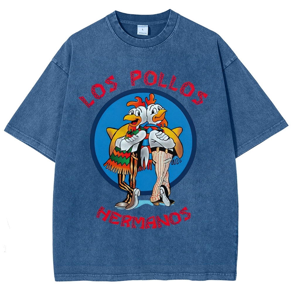 "Los Pollos Hermanos" Breaking Bad Washed T-Shirt