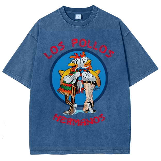 "Los Pollos Hermanos" Breaking Bad Washed T-Shirt