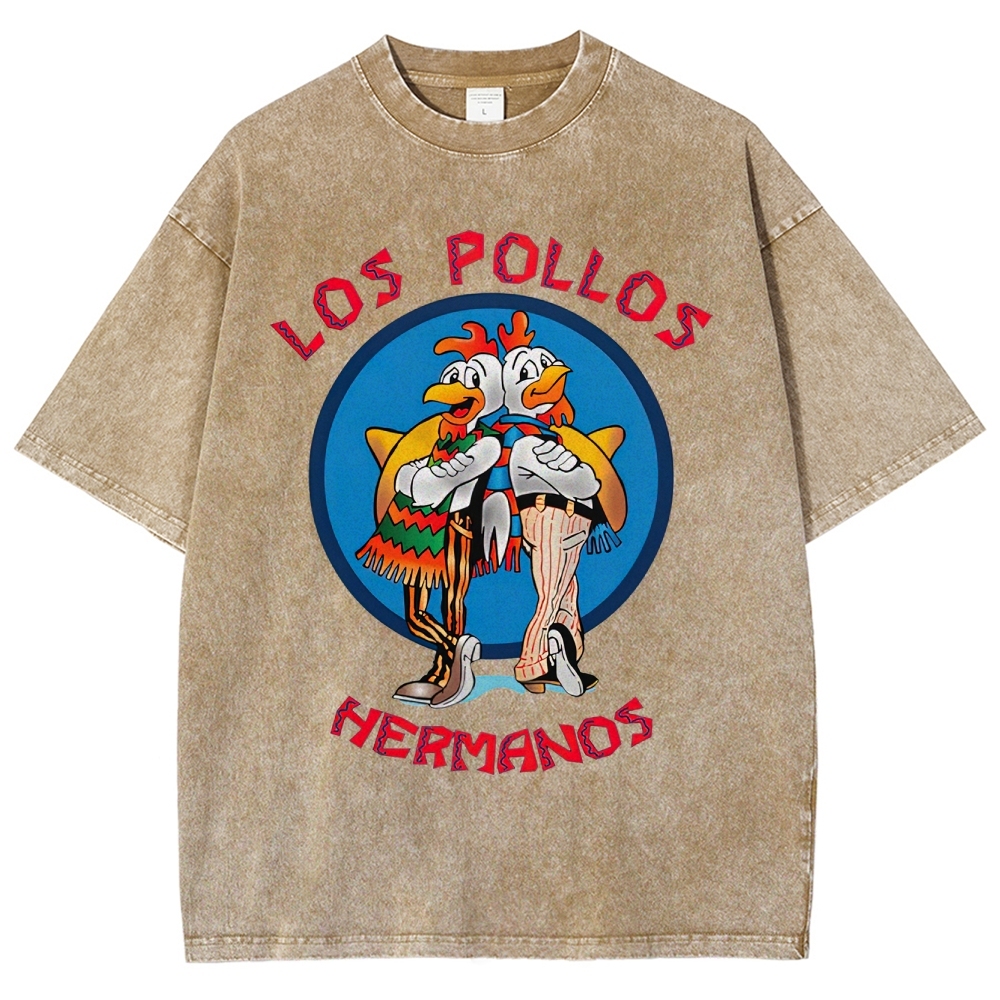 "Los Pollos Hermanos" Breaking Bad Washed T-Shirt